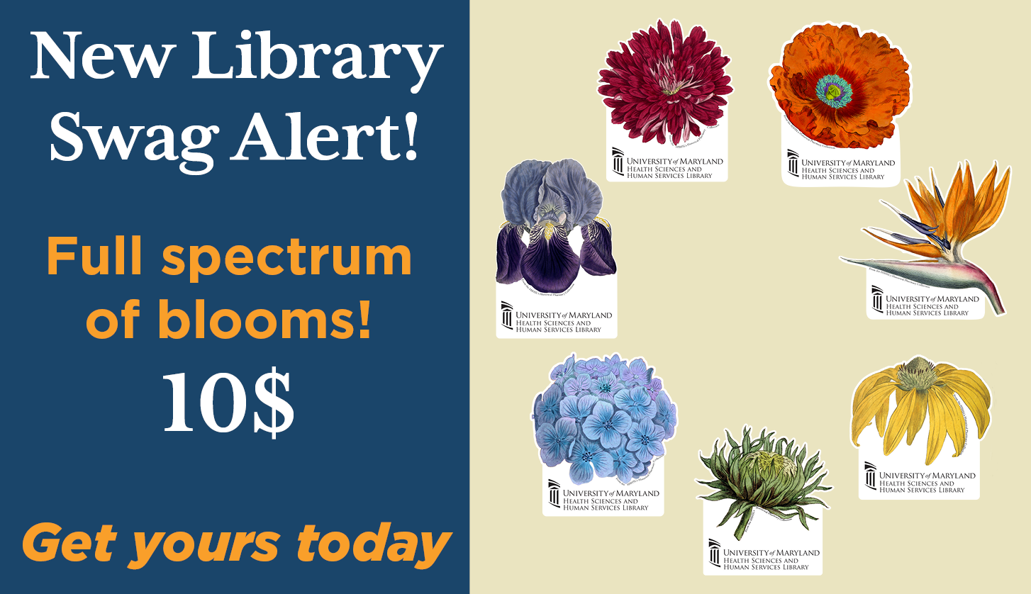 An arrangement of illustrated flower stickers